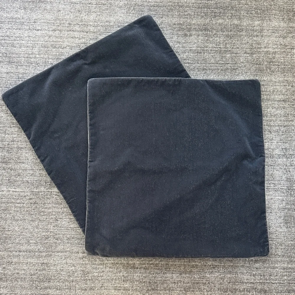 Two Matching Accent Pillowcases 20x20”